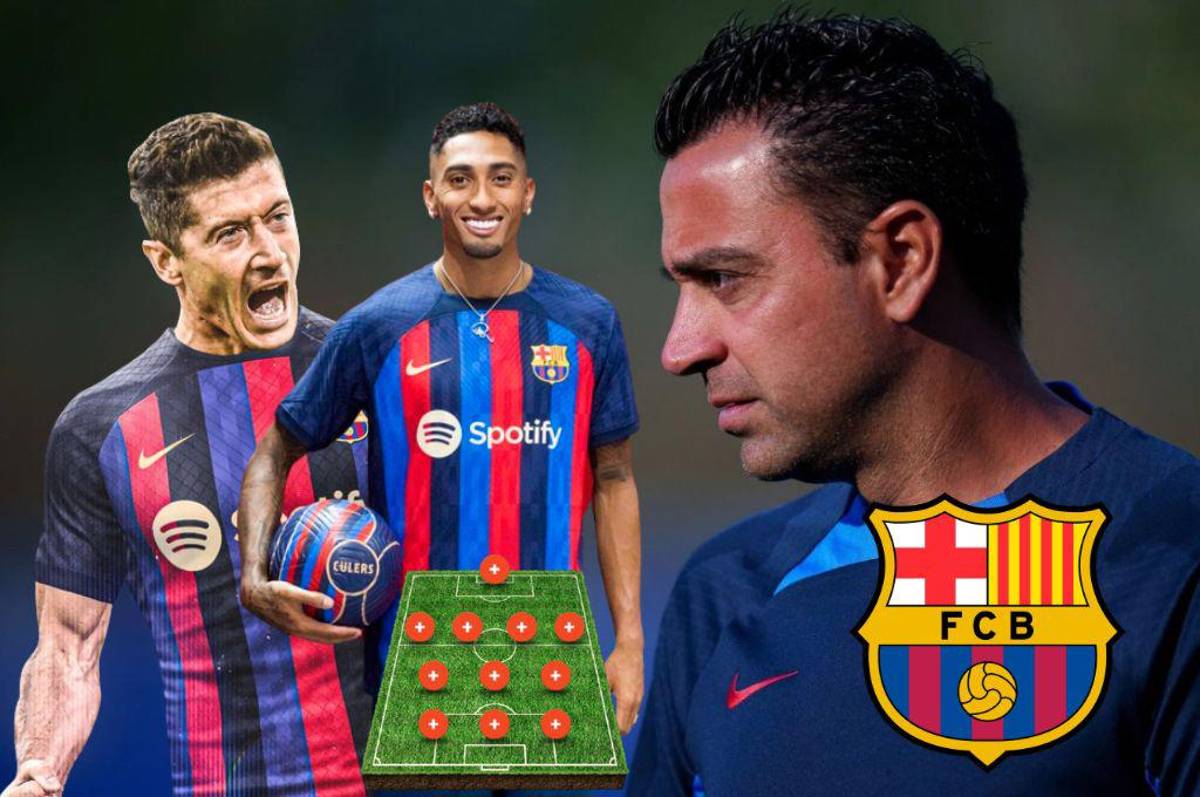 ¡Meten miedo! El tremendo 11 del Barcelona con Lewandowski y los nuevos fichajes para la temporada 2022-23