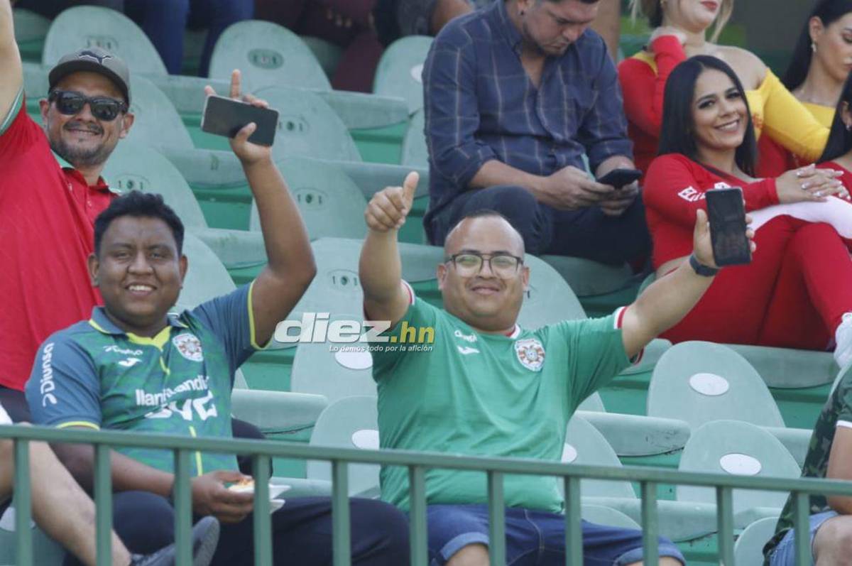 El ambiente en el Yankel por el clásico Marathón-Real España; las bellas mujeres que deslumbran en las graderías