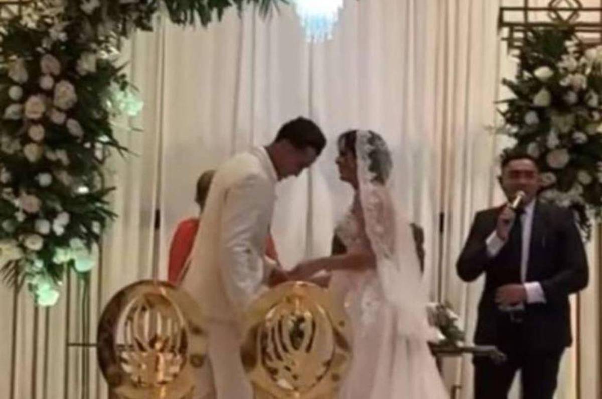¡Se casó un tricampeón! Futbolista de la Liga Nacional contrajo matrimonio con una hermosa odontóloga hondureña