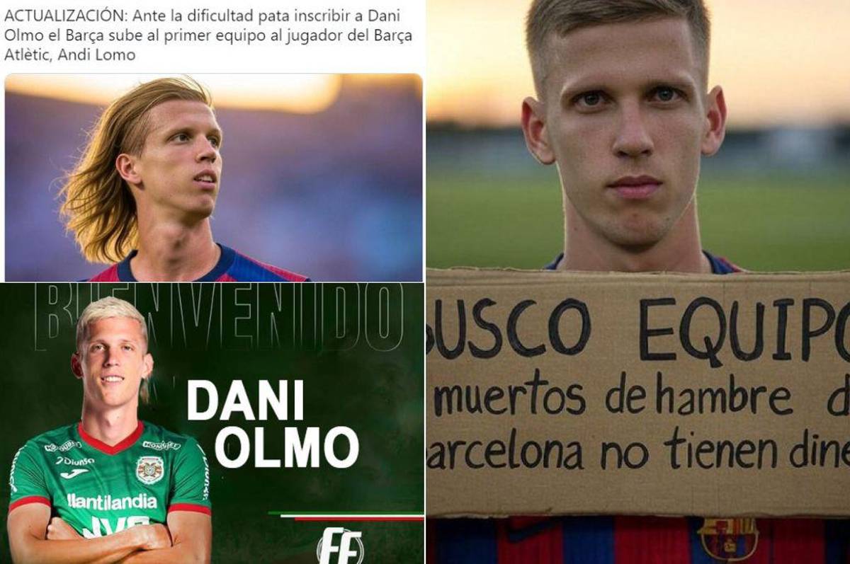 Barcelona no pudo inscribir en LaLiga a Dani Olmo y los memes destrozan a Joan Laporta y al club azulgrana