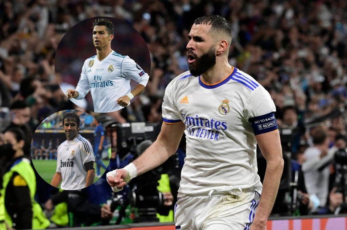 Benzema iguala a Raúl como el segundo máximo goleador histórico del Real Madrid ¿Alcanzará a Cristiano Ronaldo?