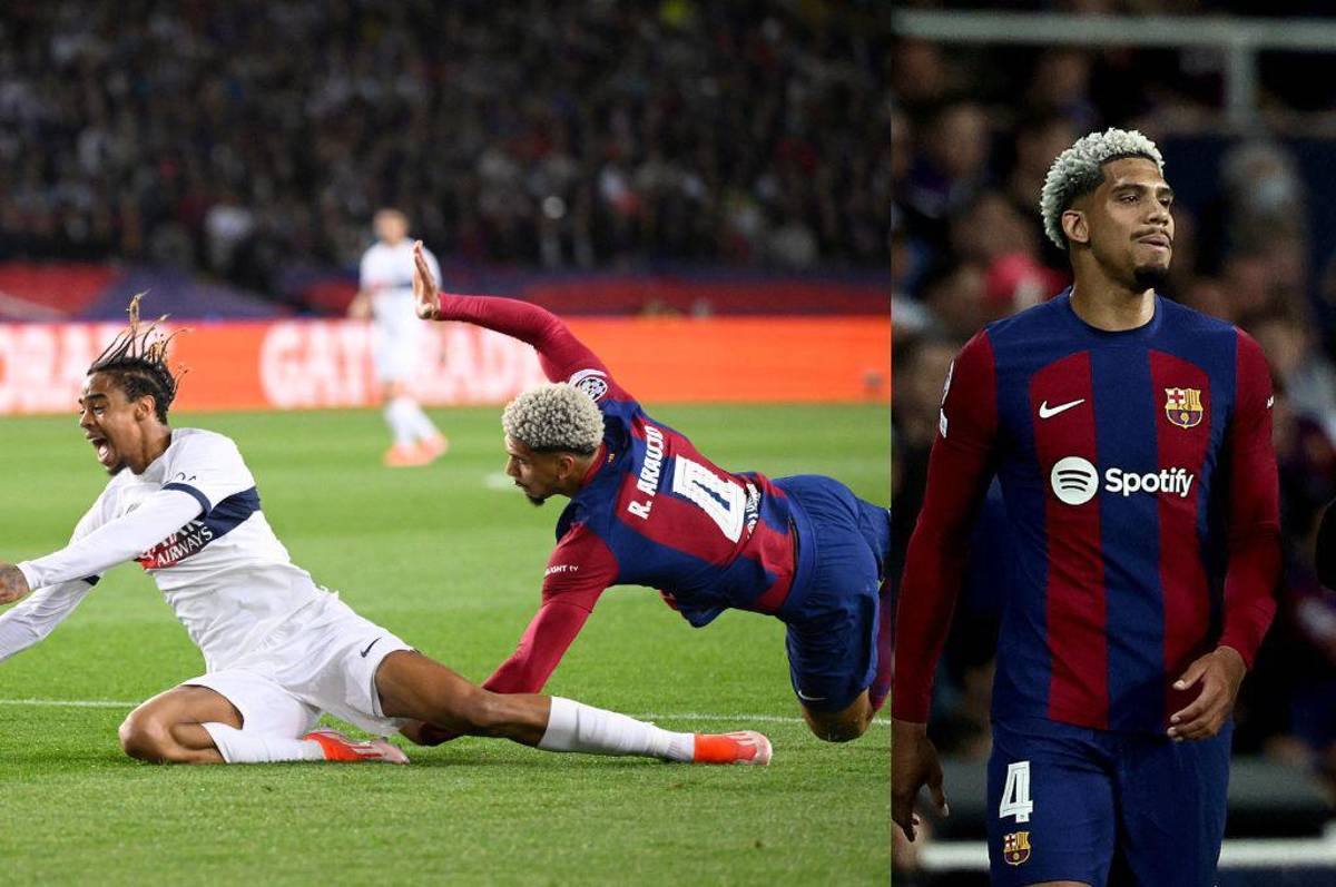La decisión que tomó el Barcelona con Araujo tras la expulsión del PSG y la caída ante el Real Madrid