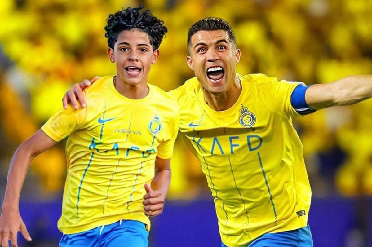 Hijo de Cristiano Ronaldo anota doblete in extremis y le da el triunfo al Al Nassr sobre el Al-Ittihad