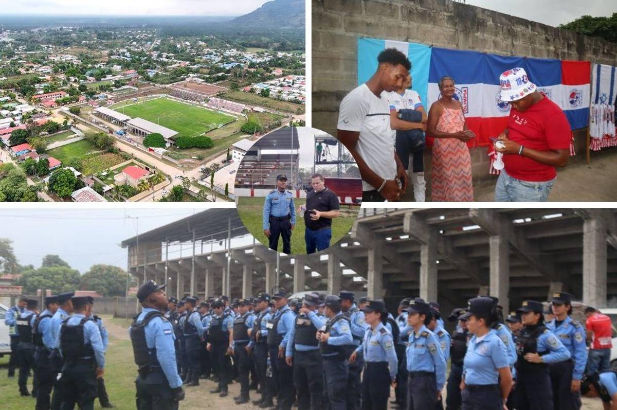 Olimpia causa locura en Tocoa, la sorpresa que tendrá Jerry Bengtson y el amplio dispositivo de seguridad