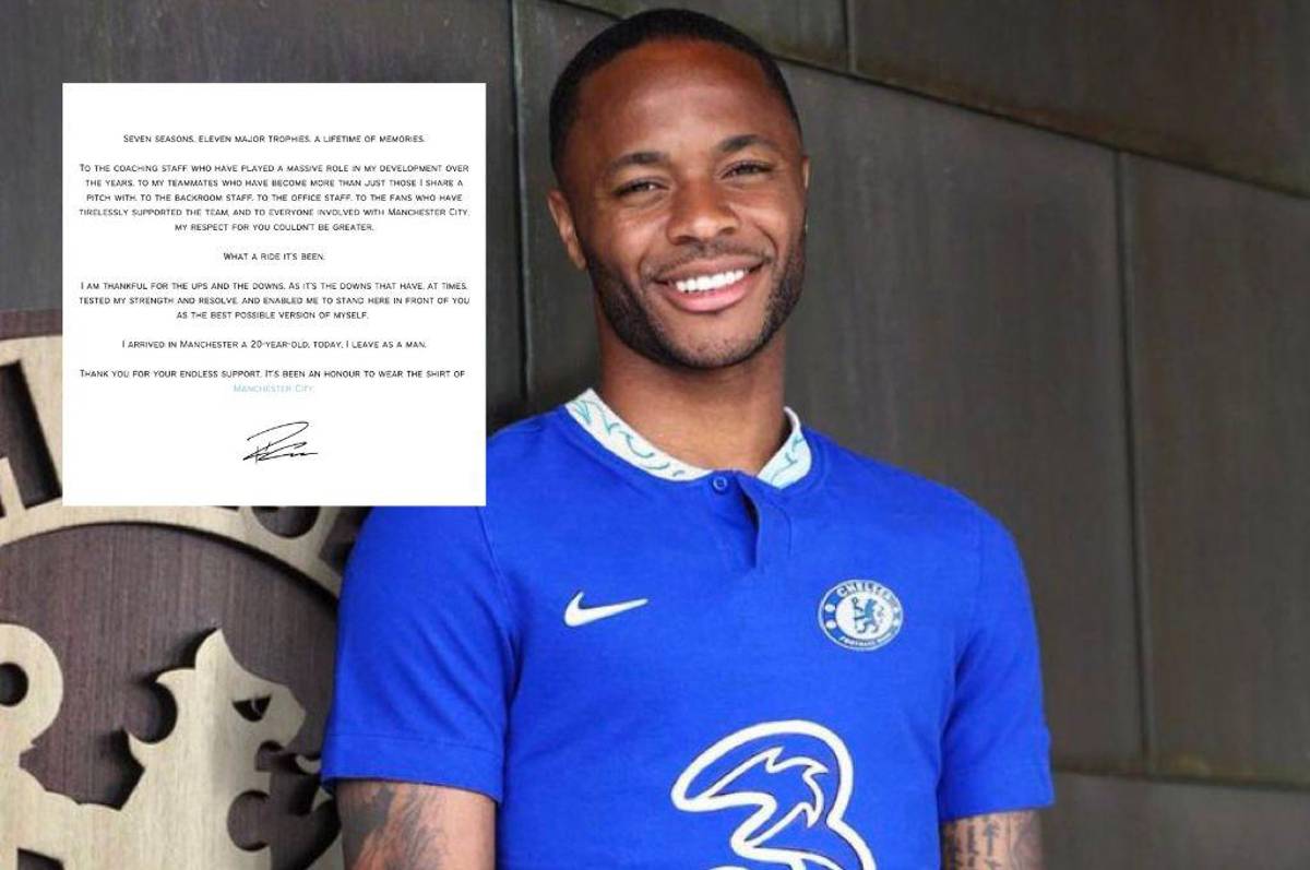 Raheem Sterling confirma su salida del Manchester City y será jugador del Chelsea en un traspaso millonario
