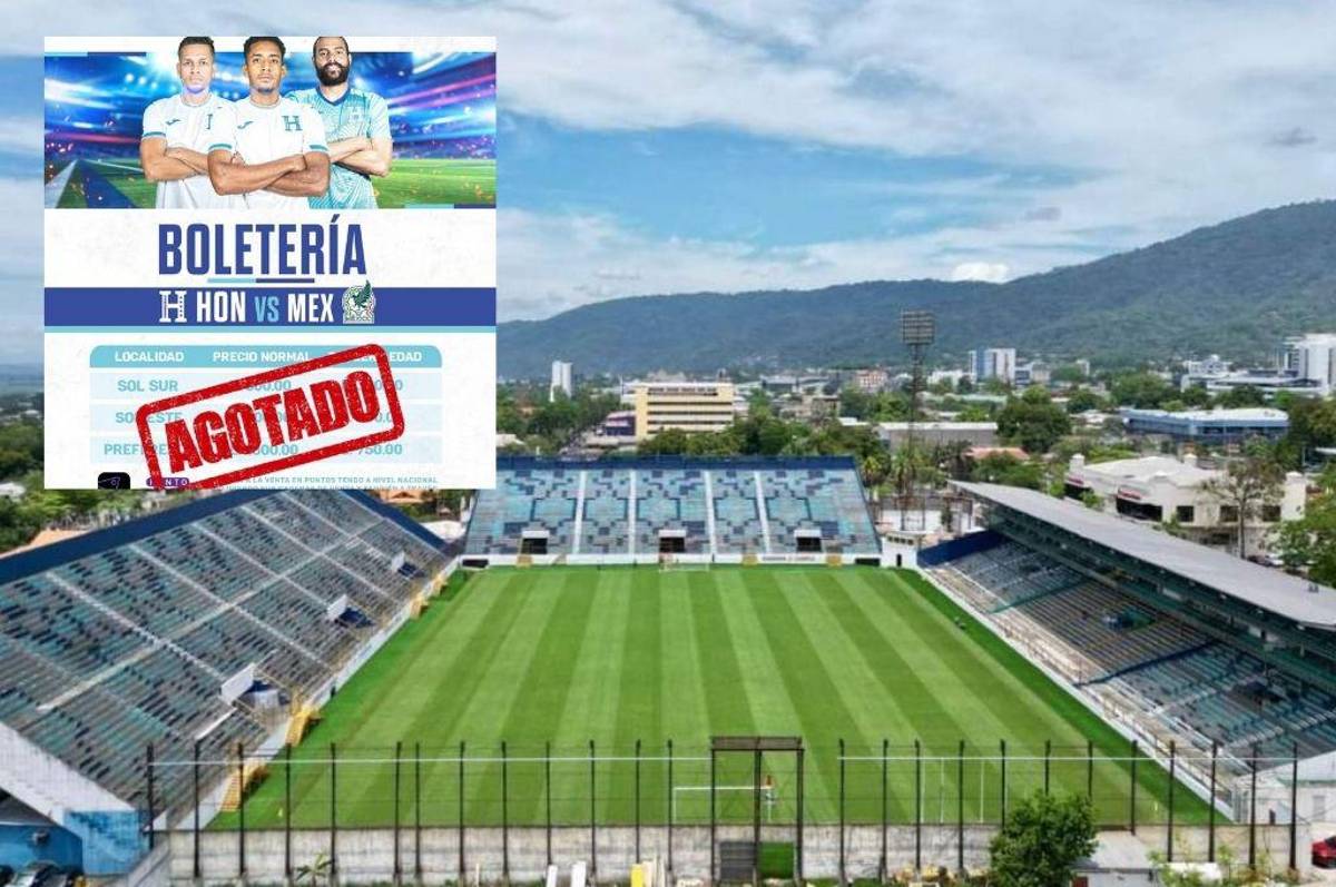 ¡Locura Total! Honduras-México se jugará a estadio lleno y se confirma boletería agotada