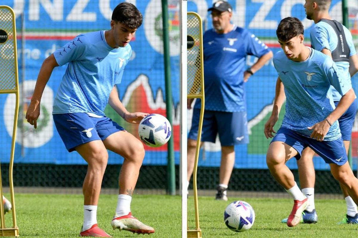 Valerio Marinacci, de origen hondureño, inicia pretemporada con el primer equipo de la Lazio de Sarri