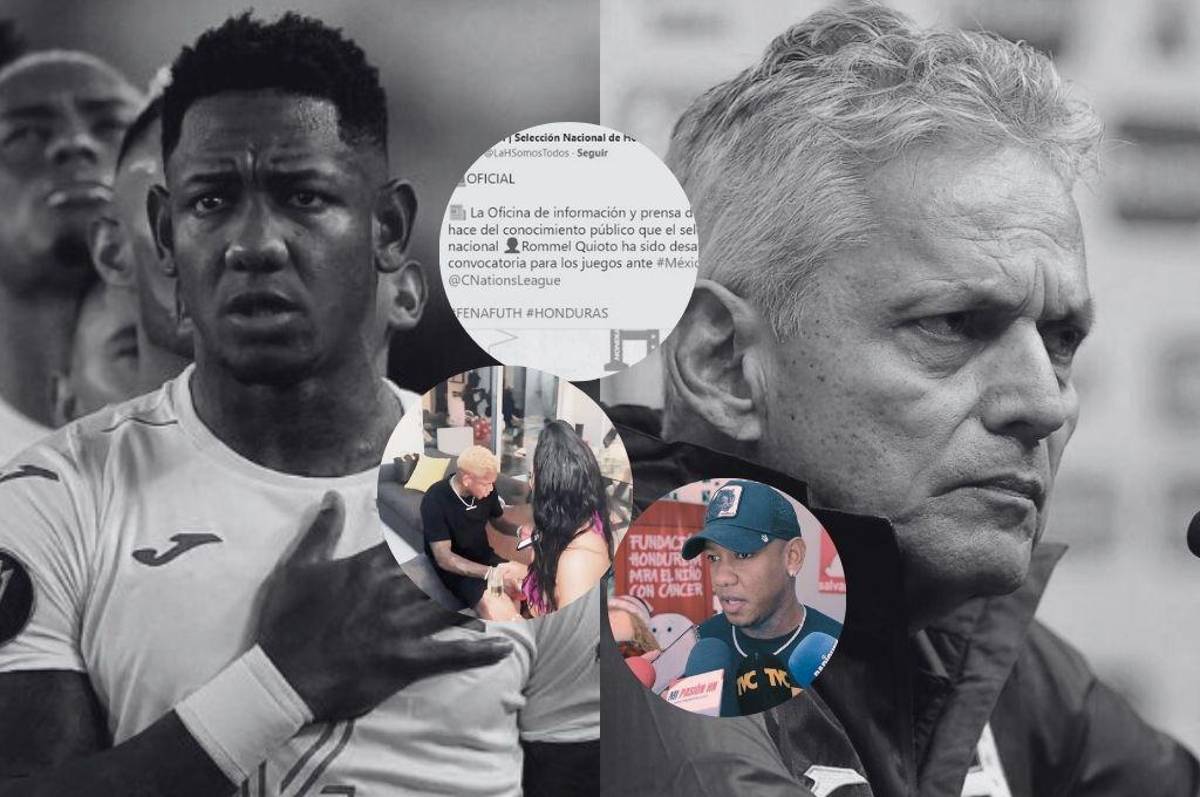Un año con las puertas de la Selección de Honduras cerradas: así fue el conflicto entre Romell Quioto y Reinaldo Rueda
