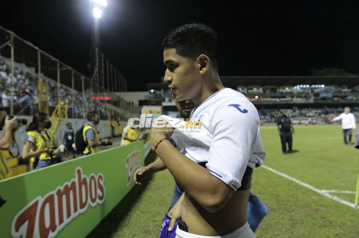 No se vio en TV: Las duras imágenes de los jugadores de Honduras, Luis Alvarado destrozado y el gesto de los estadounidenses