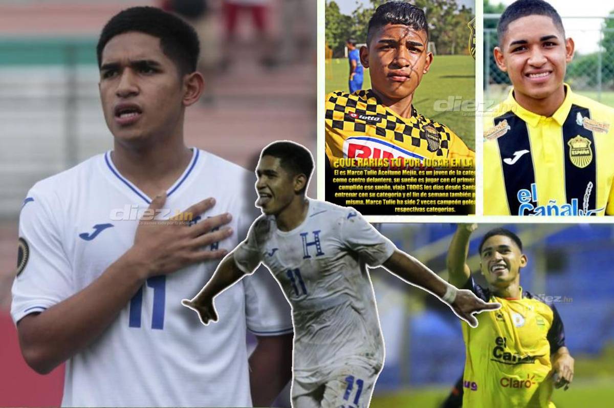 Aguantó hambre y viajaba 2 horas diarias para entrenar: Marco Aceituno, el goleador de la Sub-20 de Honduras en el Premundial