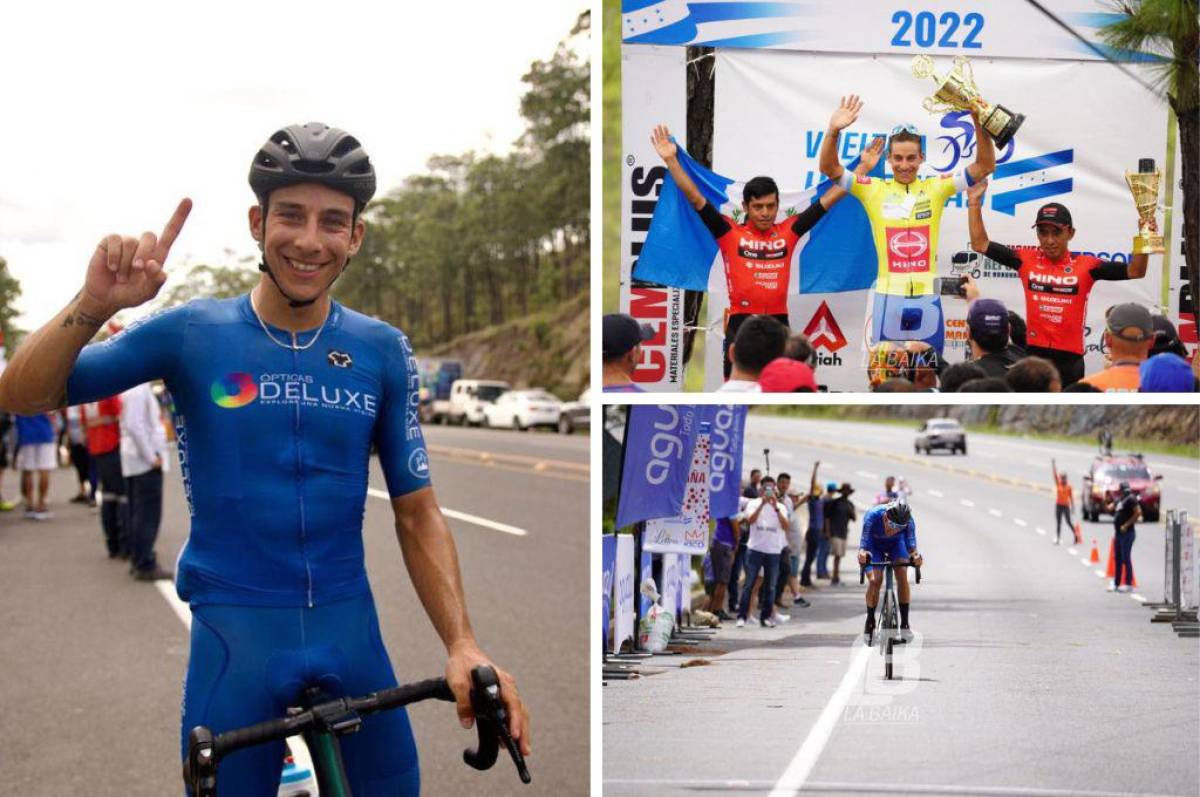 El ciclista hondureño Luis López se coronó campeón de la Vuelta Honduras 2022 tras ganar la quinta etapa