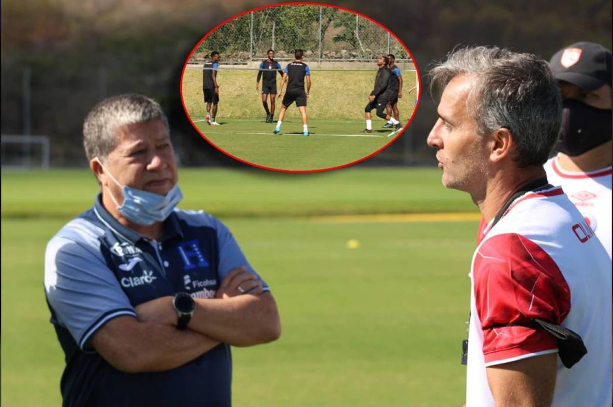 “Bolillo” Gómez sigue activo: el DT de la Selección de Honduras visitó los entrenamientos del Olimpia y compartió con Lavallén