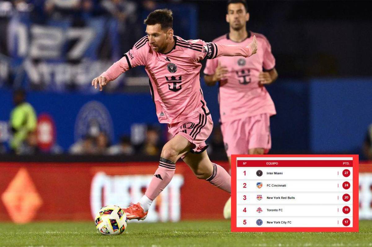 Tabla de posiciones de la MLS: Leo Messi visitó por primera vez Canadá y el Inter Miami se apodera del liderato