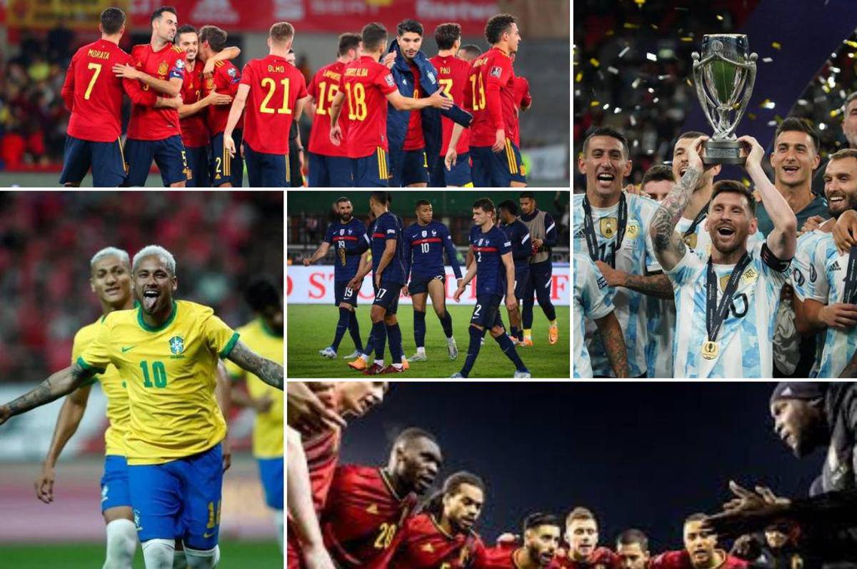 Los favoritos del Mundial Qatar 2022: Las cinco candidatas a llevarse el título según las apuestas