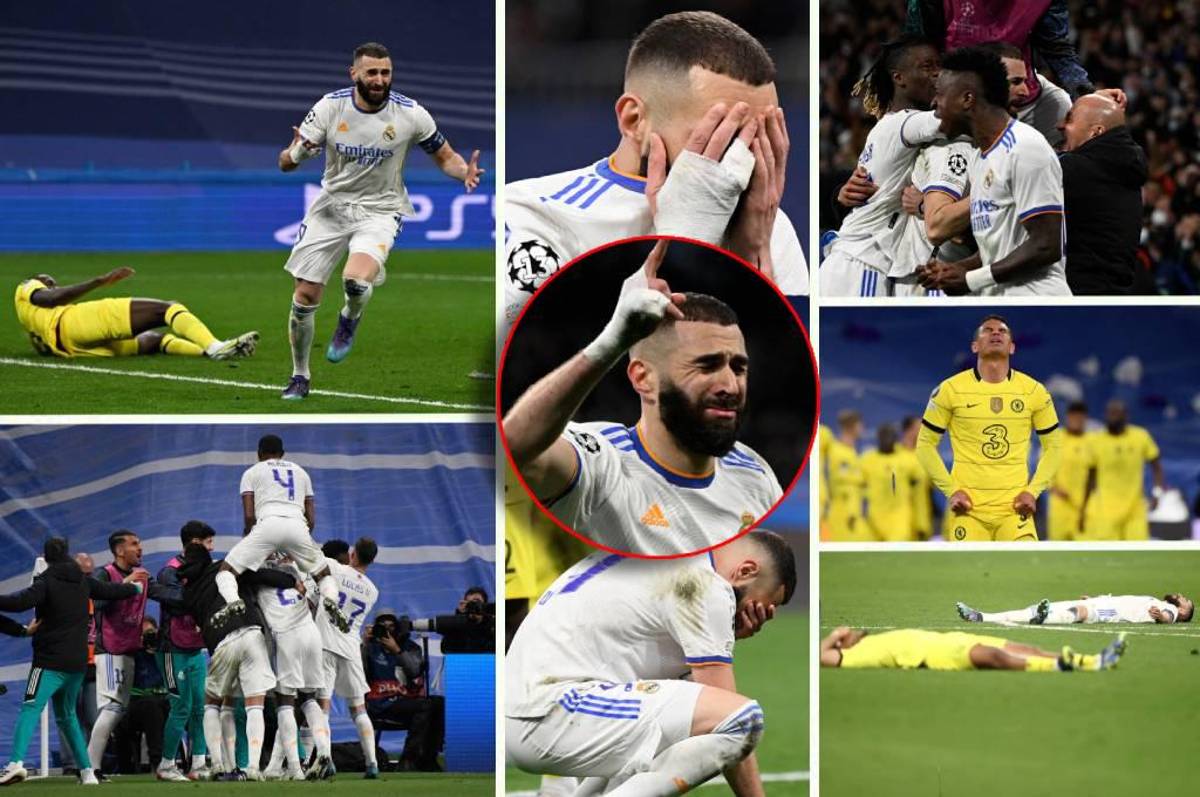 Real Madrid, del infierno a la gloria: Benzema al borde las lágrimas, eufórica celebración en el Bernabéu y el llanto del Chelsea
