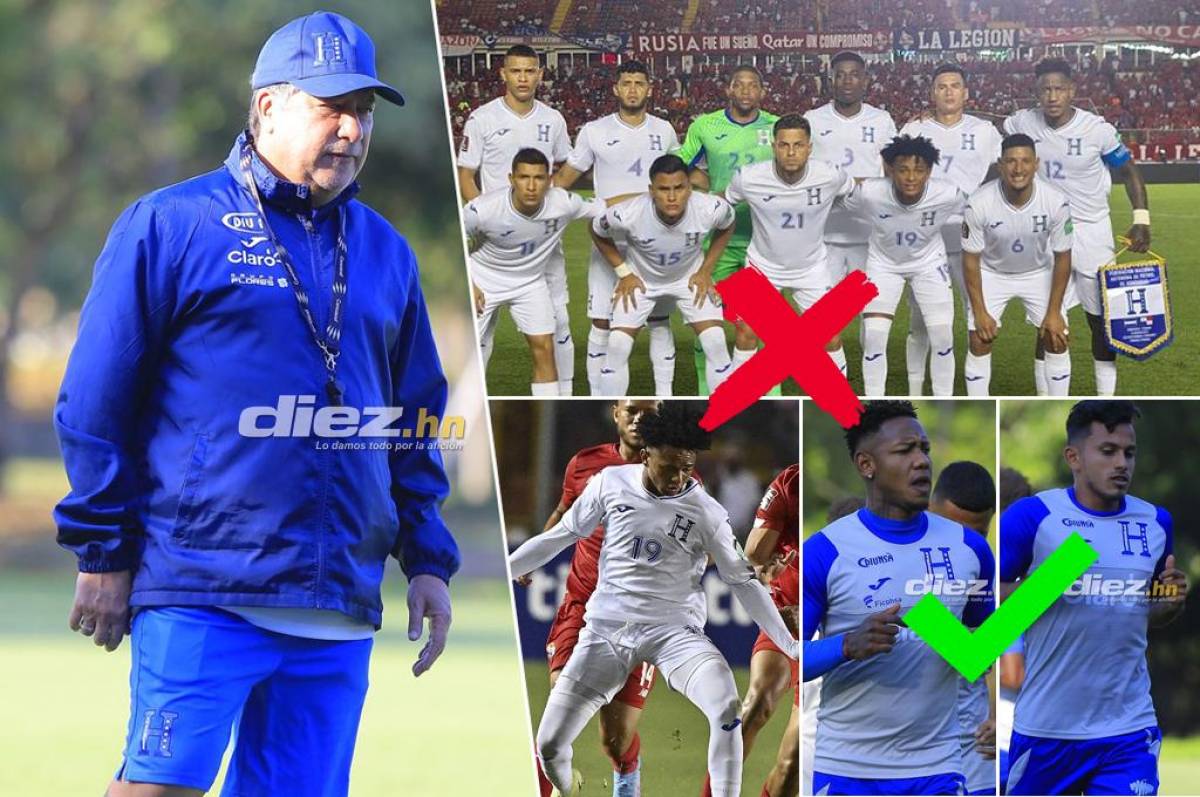 Bolillo Gómez no repite equipo: Así es el modificado 11 titular con el que Honduras sale ante México hoy en el Olímpico