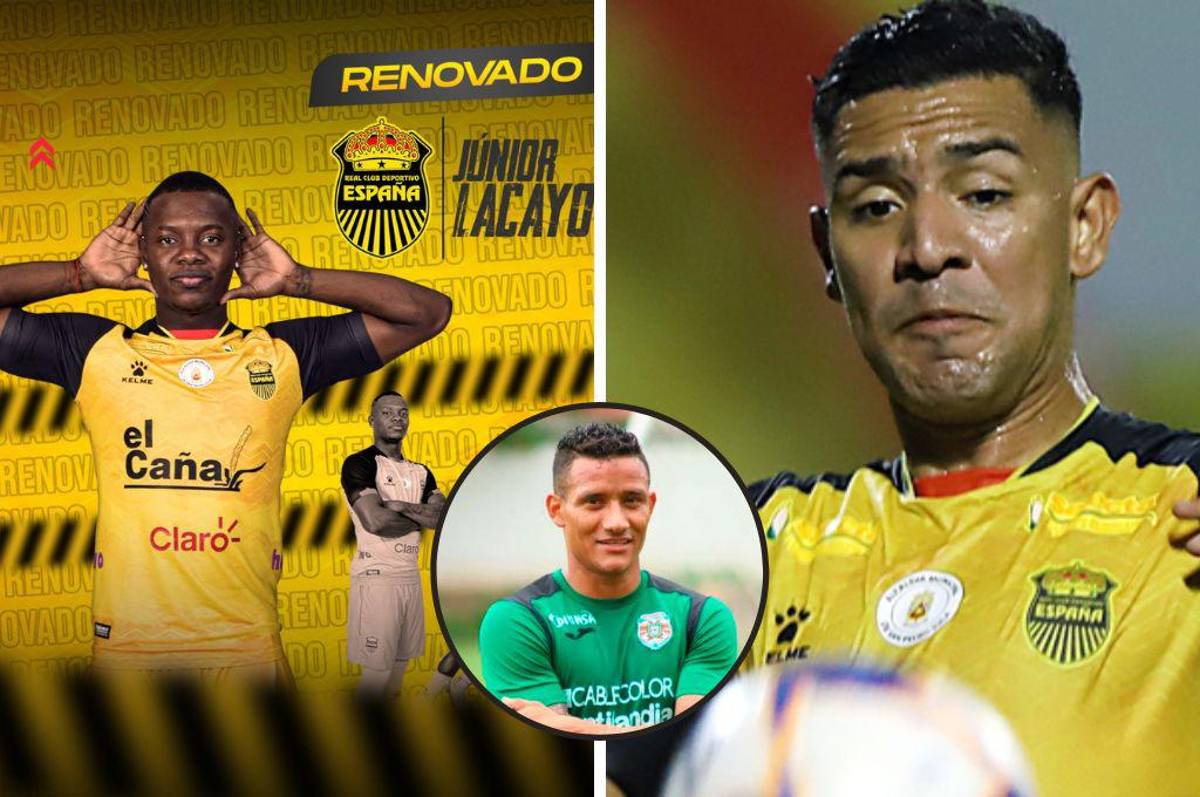 Júnior Lacayo renovado en Real España, Alejandro Reyes no entra en los planes de Héctor Vargas y Luis Garrido cerca de fichar