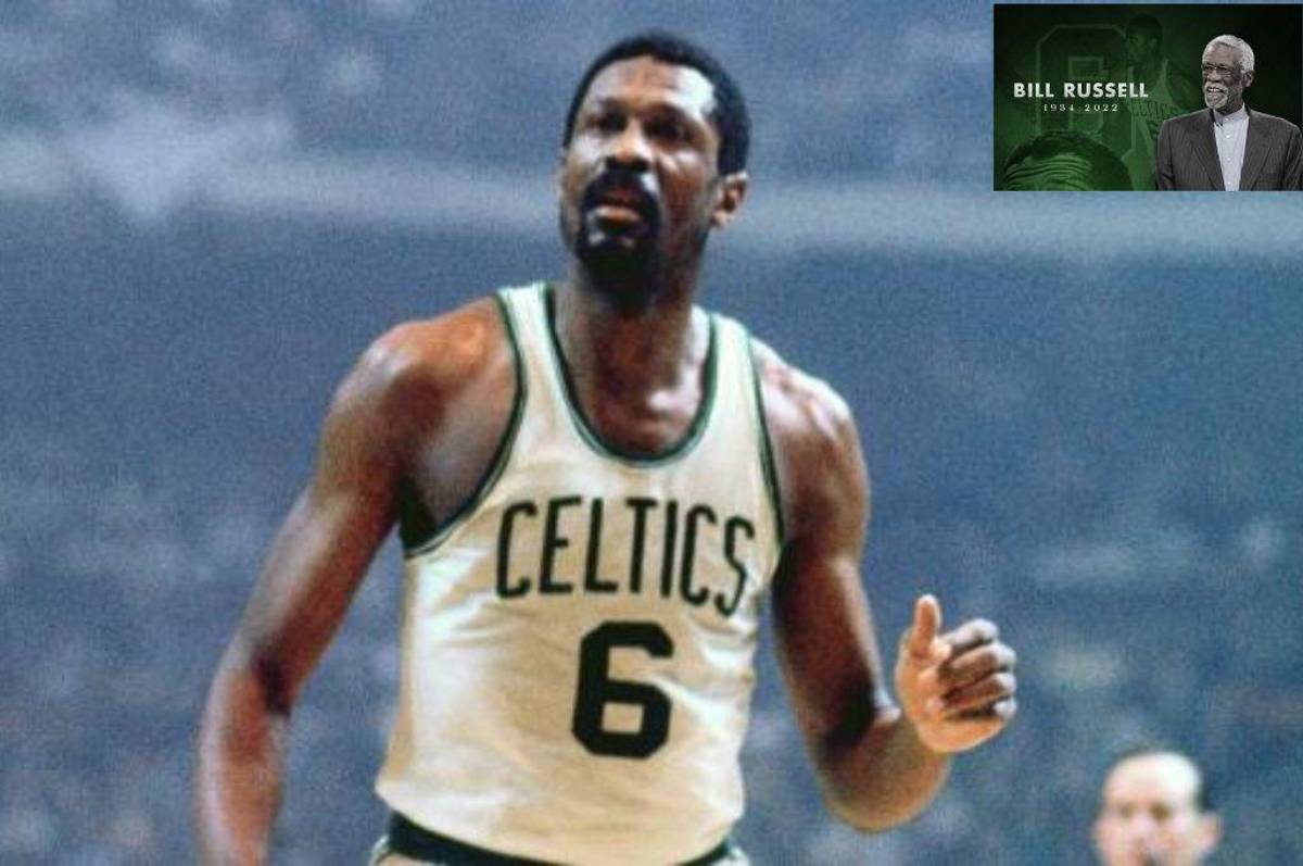 La camiseta con el número 6 de Bill Russell dejará de usarse en todos los equipos de la NBA