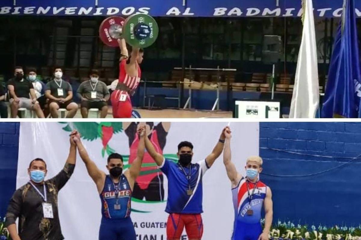 Hondureño Jorge Hernández gana primer lugar en torneo centroamericano de levantamiento de pesas