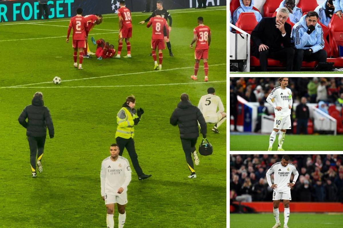 La imagen de Mbappé que confirma que no la está pasando bien y la tristeza en Real Madrid tras caer ante Liverpool en Champions