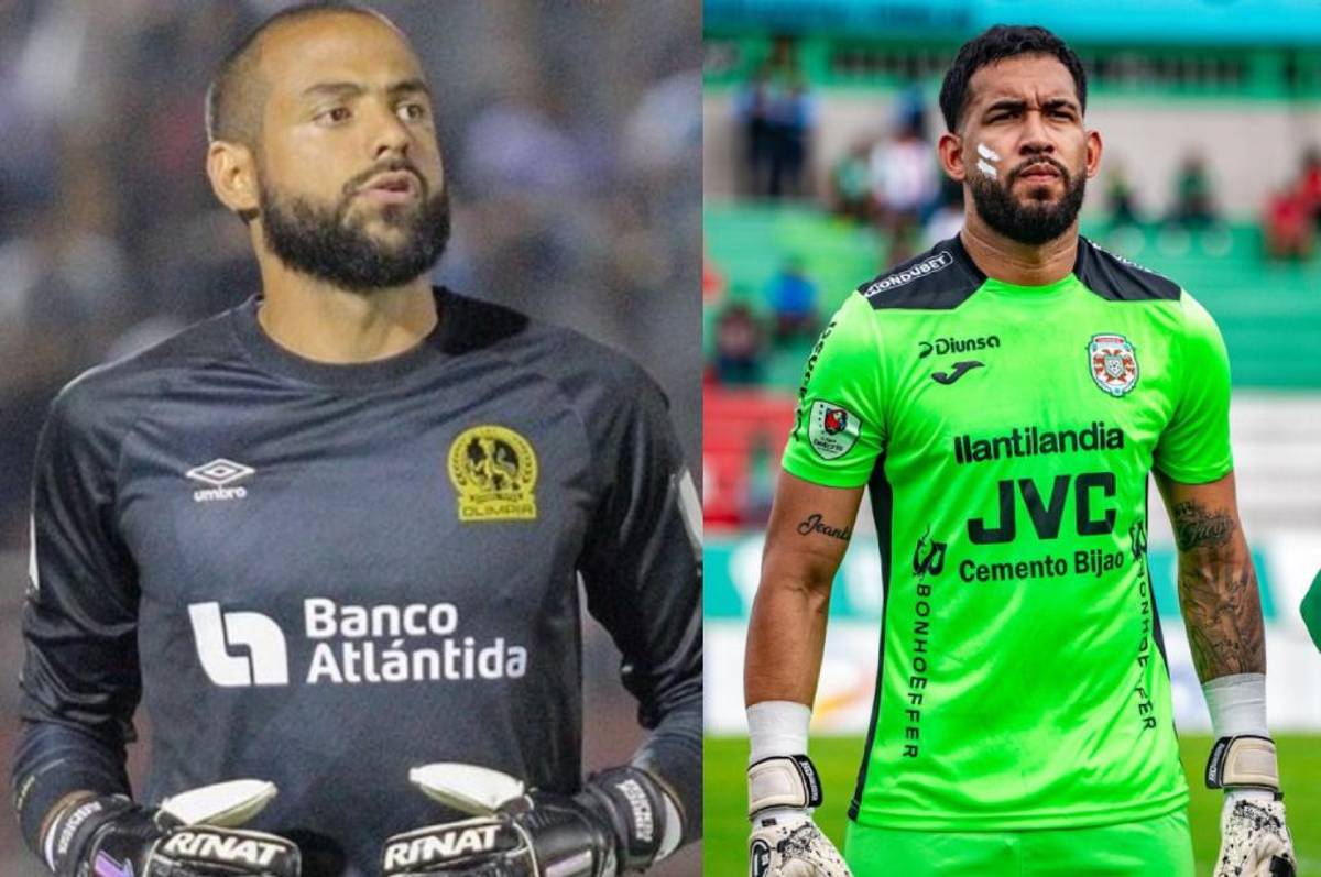 ¿Quién es mejor portero? Edrick Menjívar vs César Samudio, los datos del gran duelo de la final Olimpia vs Marathón