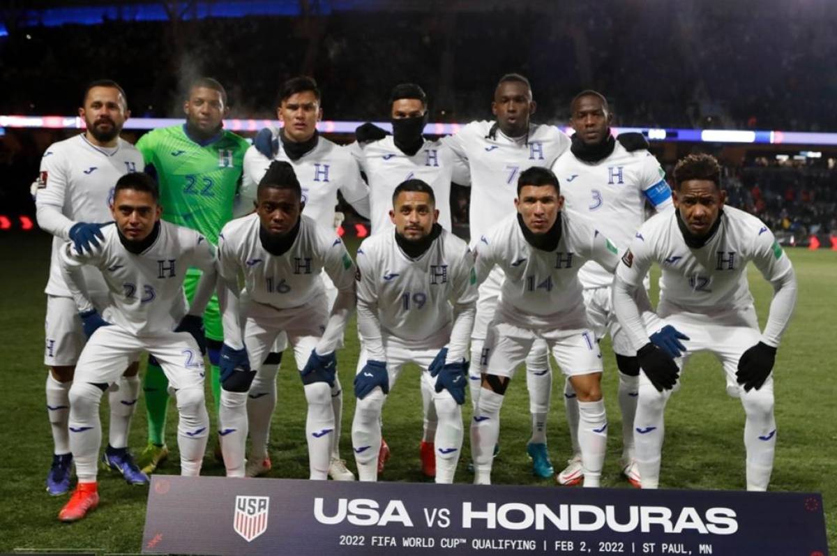 Honduras perdió sus juegos ante Canadá, El Salvador y Estados Unidos en la triple fecha de enero y febrero 2022.