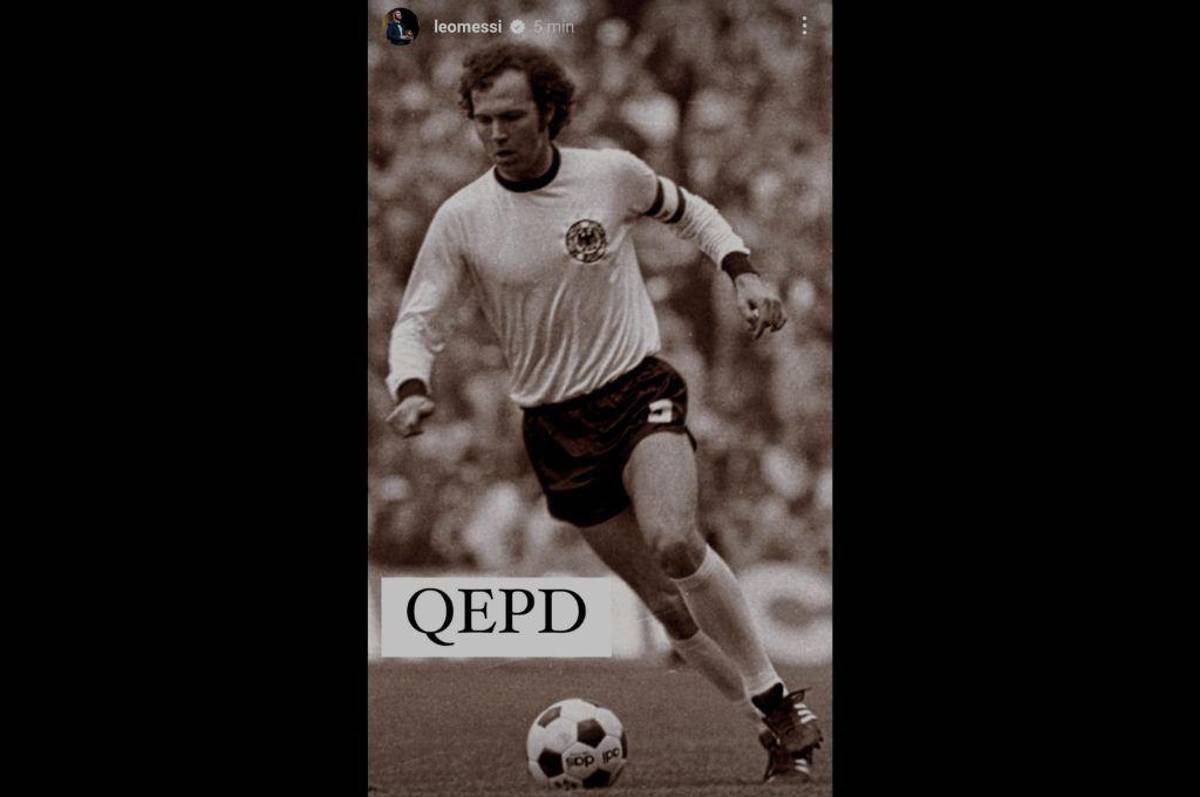 El fútbol despide a Beckenbauer: Messi, Bayern Múnich, Real Madrid y Barcelona lamentan su muerte: “Era un amigo leal”