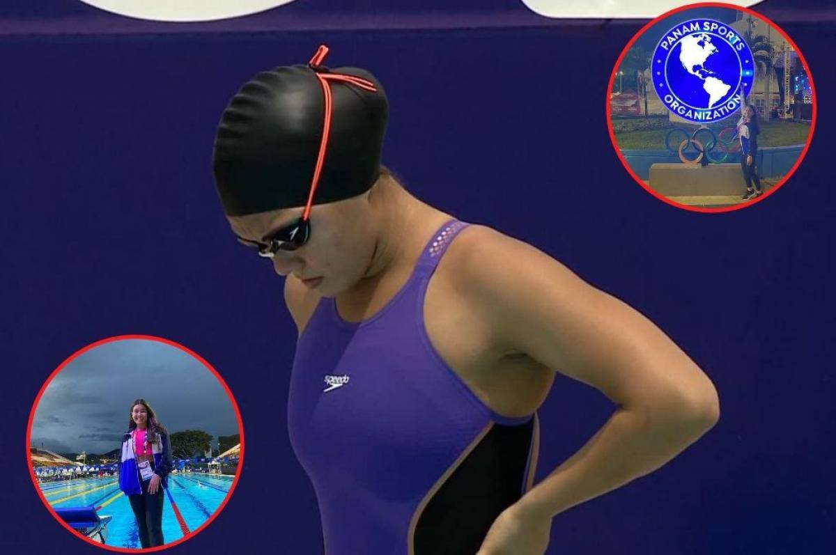 Michell Ramírez, la joven nadadora que estuvo en los Juegos Panamericanos Junior: “Representar a Honduras es lo máximo”