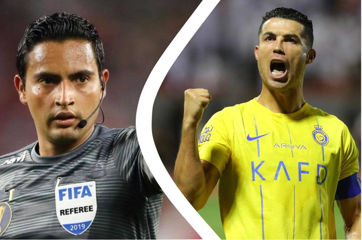 Oficial: El árbitro hondureño Said Martínez pitará un partido de Cristiano Ronaldo en Arabia Saudita ¿Cuál es el motivo?