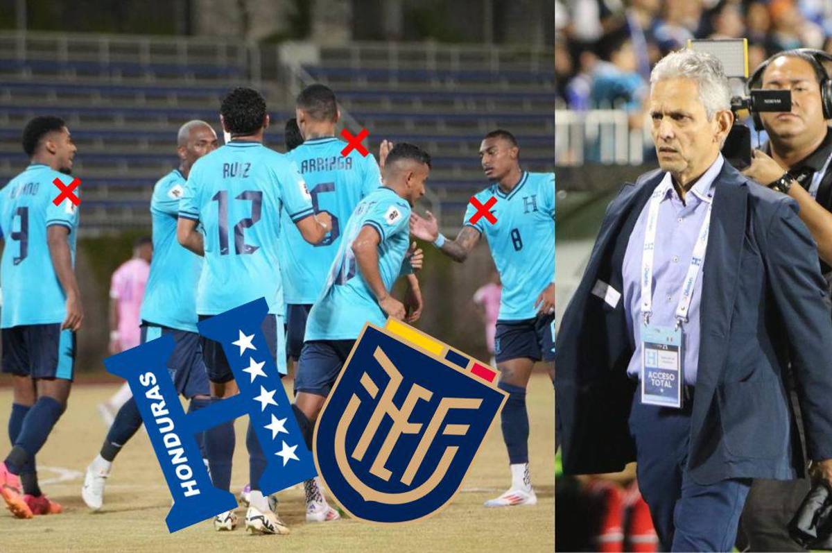 Los ocho jugadores de Honduras que son baja ante Ecuador y el único legionario que queda para el amistoso