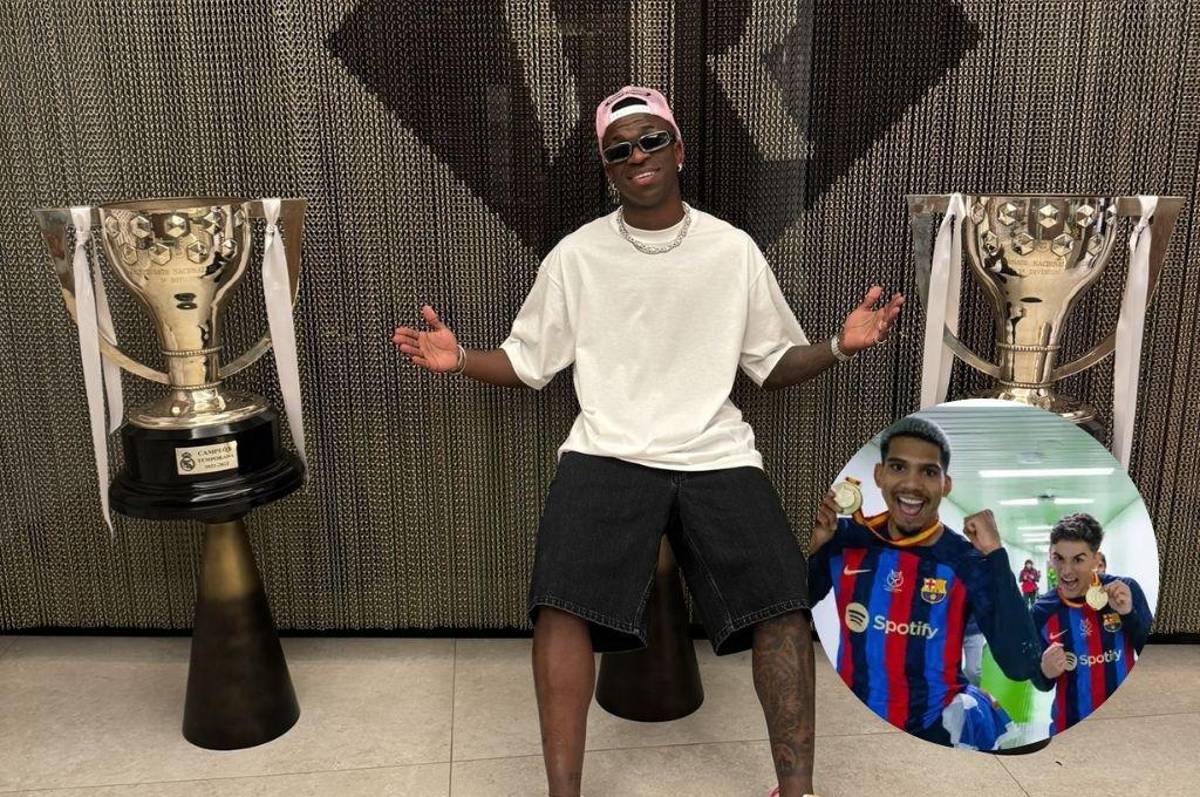 La burla de Vinicius al Barcelona tras proclamarse campeón con el Real Madrid: “La nueva era”