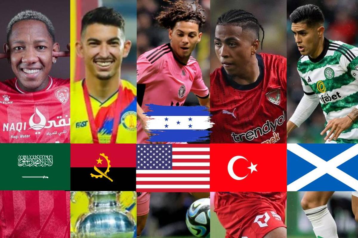 La legión de Honduras se expande en 16 países y cuatro continentes: jugadores catrachos alrededor del mundo