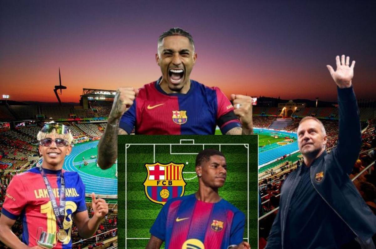 Flick sabe que nadie los parará: así será la nueva alineación del Barcelona tras la llegada de Rashford ¿titular o banca?