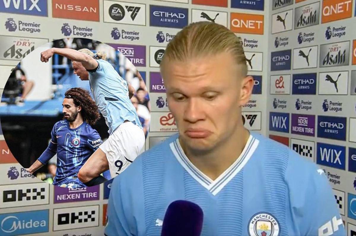 Cucurella se burló de Haaland tras ganar la Eurocopa 2024 y el delantero del Manchester City le lanzó un dardo