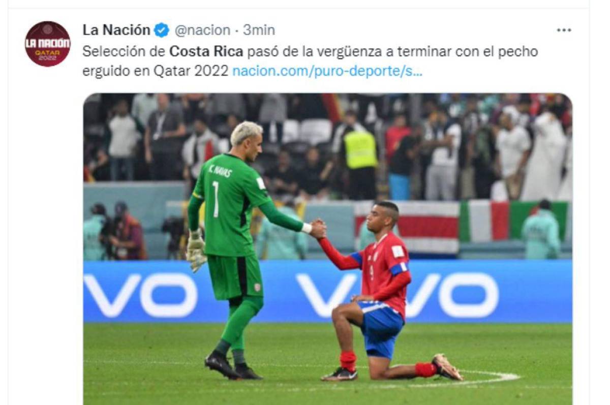 “Con las botas puestas” prensa de Costa Rica destaca presentación de su selección en el Mundial de Qatar