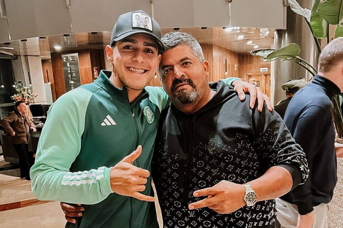 Luis Palma recibe visita especial previo al partido de Champions League ante el Atlético de Madrid