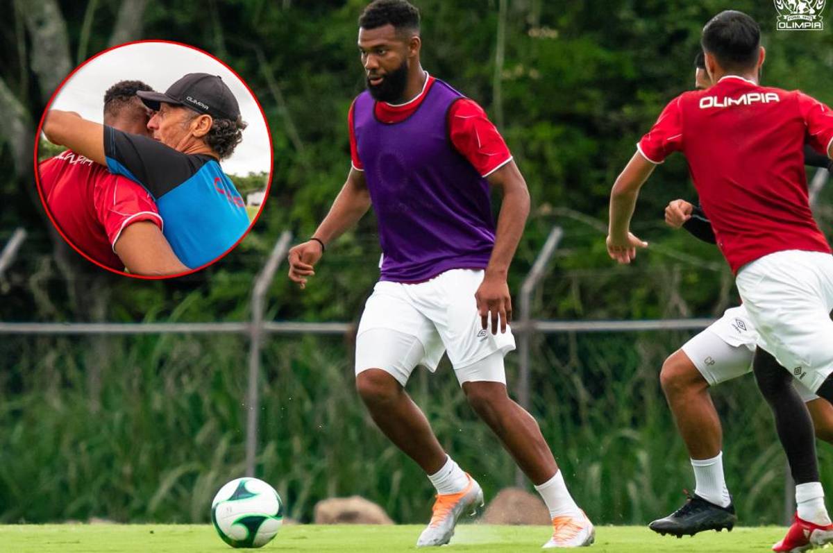 ¡Abrazo con Troglio! Jorge Benguché se incorpora a los entrenamientos del Olimpia; ¿cuándo debutará?