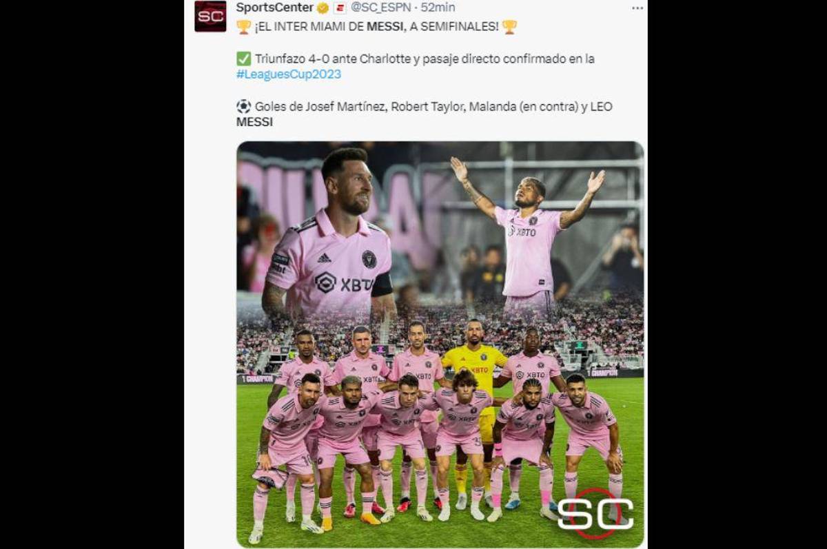 “Messi come aparte de CR7 y Pelé” “Spider-Messi”: así reacciona la prensa tras el pase a semis del Inter Miami en la Leagues Cup