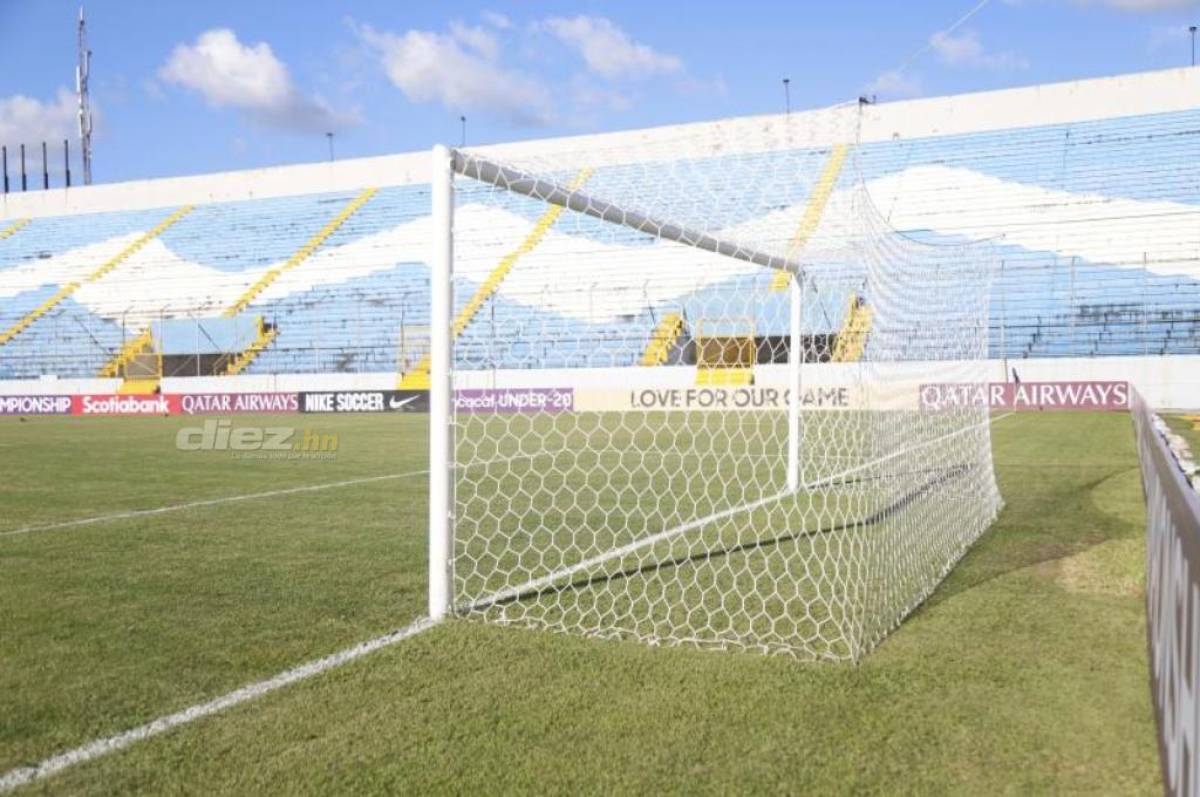 ¿Sigue dañado o en óptimas condiciones? Así luce el césped del estadio Morazán previo a los cuartos del Premundial Sub-20