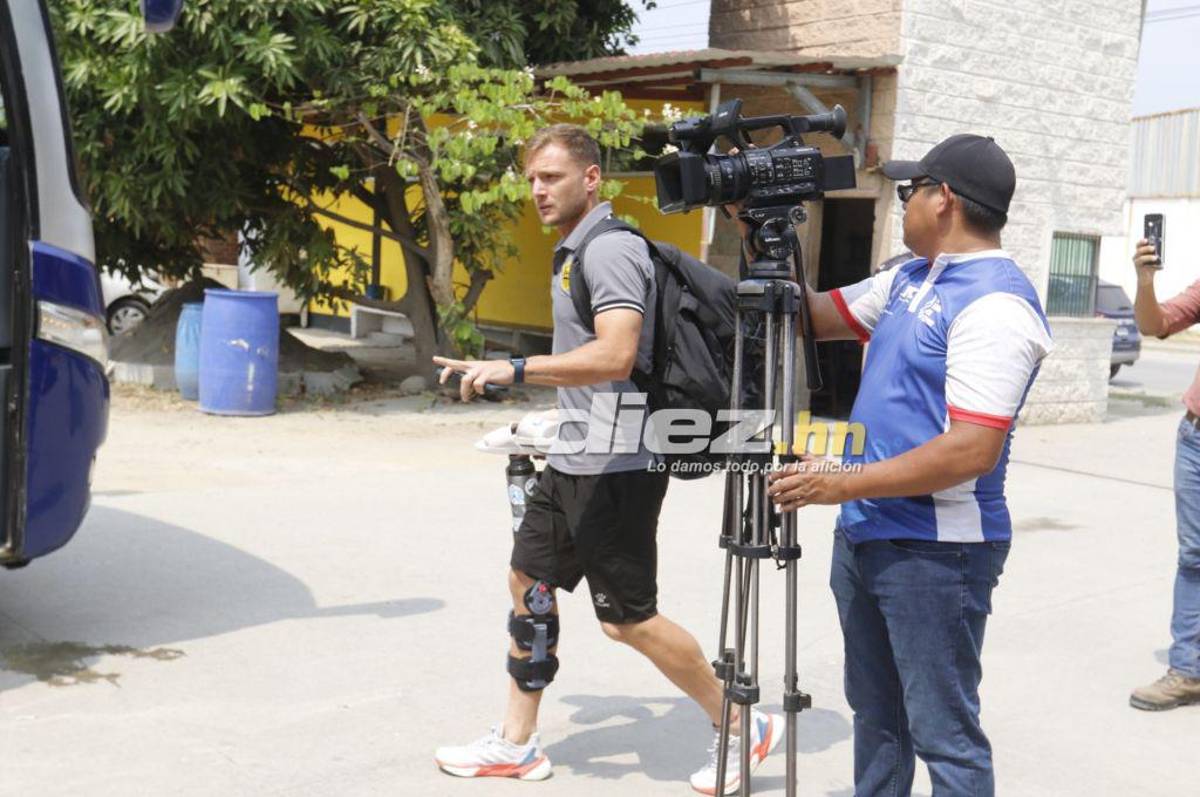 Mucho optimismo y con una duda: Así fue la salida de Real España rumbo a Tegucigalpa para enfrentar a Olimpia