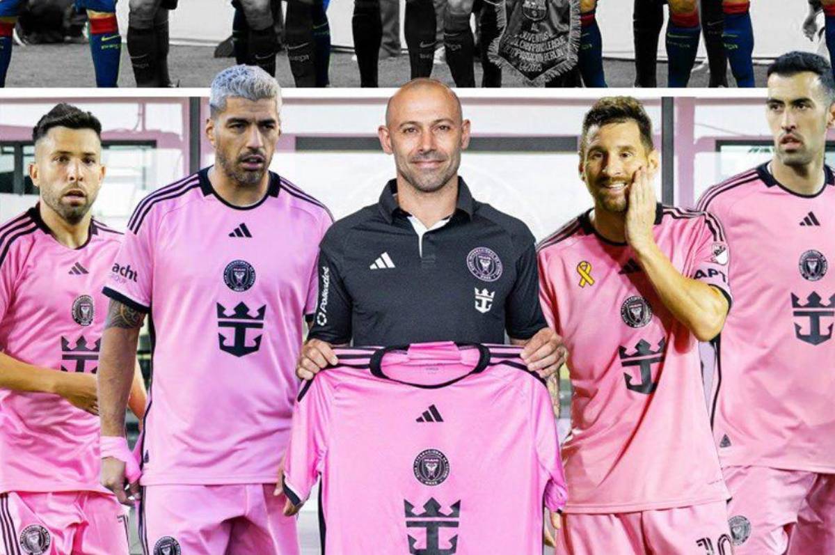 Mascherano llegó a Miami y fue recibido con tremendo abrazo; así le espera Messi y sus compañeros del Barcelona