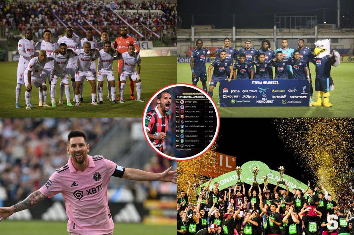 Ranking Concacaf: Olimpia baja un puesto, Motagua se mantiene y Marathón escala; ¿Qué posición tiene el equipo de Messi?