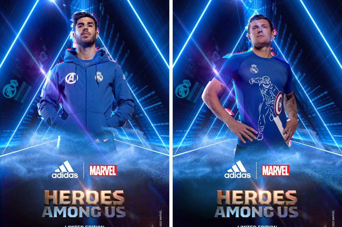 ¡Una hermosura! Real Madrid se vestirá de superhéroes con la nueva colección de Adidas inspirada en Marvel