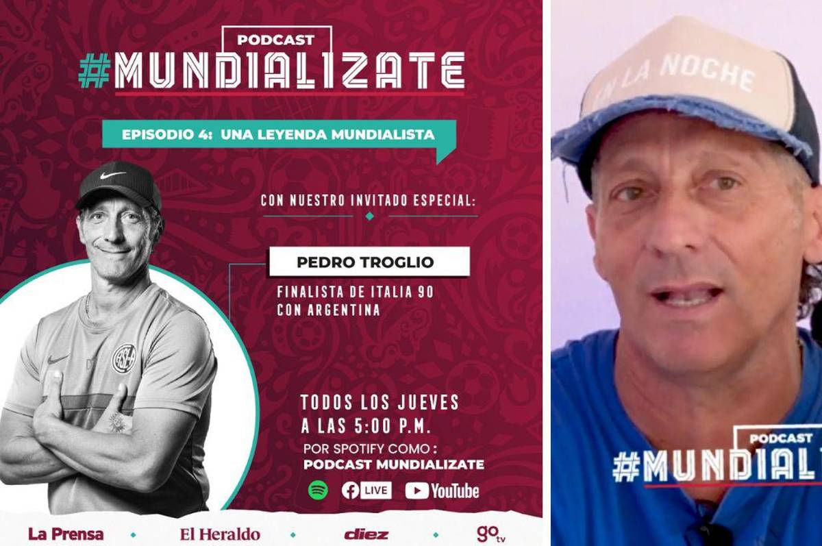 Recuerdos y anécdotas: Pedro Troglio con sus momentos íntimos y secretos de su carrera en el podcast MUNDIALIZATE