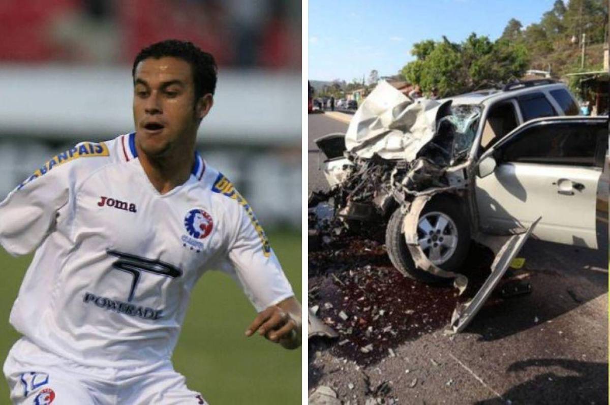 Exjugador de Olimpia y Motagua, Rubén Matamoros, sufre terrible accidente de tránsito; su esposa falleció