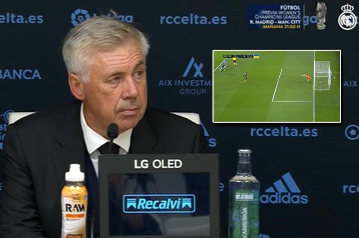 La reacción de Carlo Ancelotti luego del penal fallado por Hazard y su definición para Modric : ‘‘Es inmortal...’’