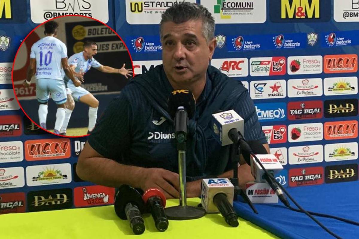 ¿Qué no le gustó? La reacción de Diego Vázquez tras estrenarse con Motagua empatando en Olancho