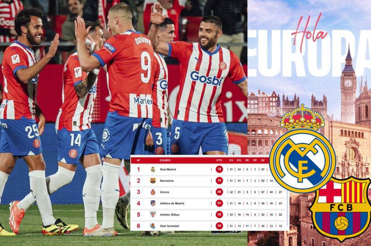Girona jugará competencias europeas tras recetarle una paliza al Cádiz: así queda la tabla de LaLiga previo al Madrid-Barca