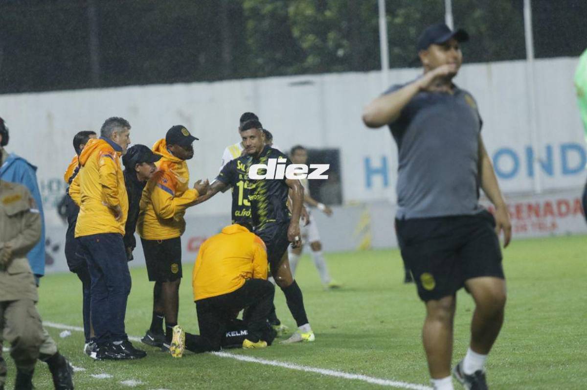 La triste imagen en el estadio Morazán, Real España estrenó uniforme y los incidentes de los aficionados con la Policía
