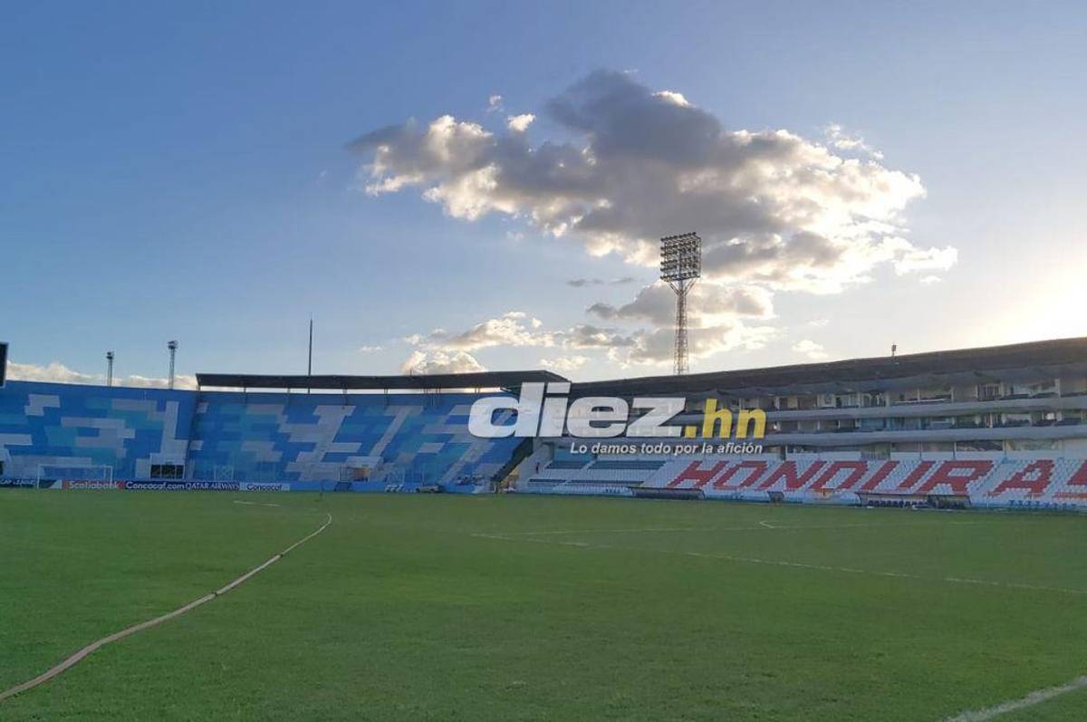 Así pulen el estadio Nacional de Tegucigalpa para la final entre Olimpia y Alajuelense en la Liga Concacaf